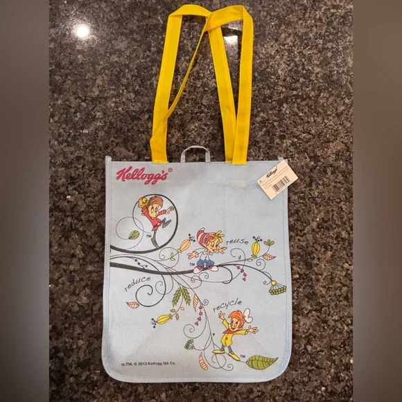 Kellogg’s 2013 Reusable Grocery Tote Bags Set of 4 Cereal Mascot Collection - Picture 4 of 14